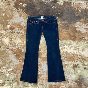 True Religion Women’s Jeans Big Joey T Flared Leg Twisted Seam Sz 29